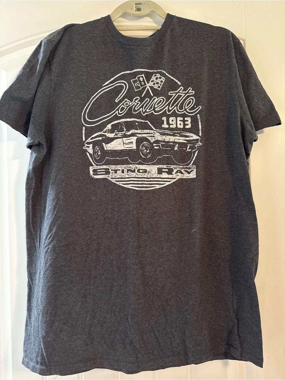 Corvette 1963 Sting Ray Graphic Tee - Dark Gray